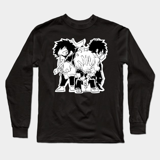 Boku No hero Villains Long Sleeve T-Shirt by ramonagbrl